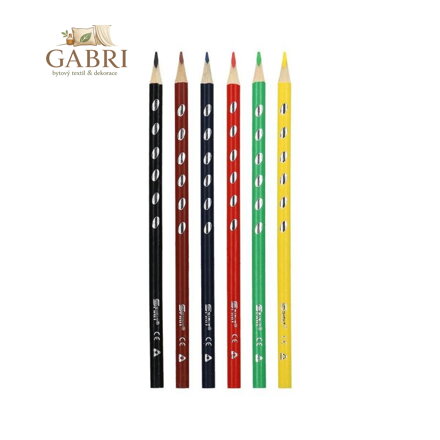 Pastelky SPIRIT trojhranné 6 ks