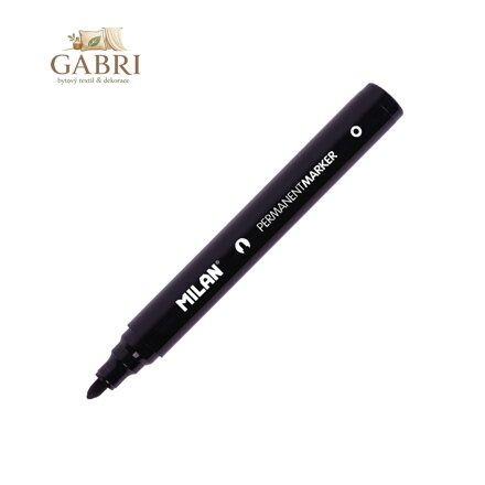 Popisovač MILAN Permanent Marker - na plasty, sklo, gumu,kožu, kovy