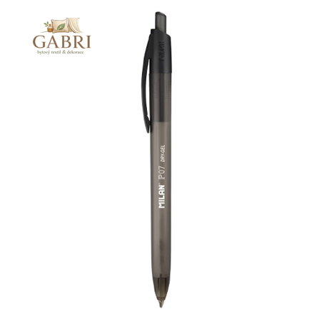 Pero gélové MILAN Dry-Gel 0,7mm - černé