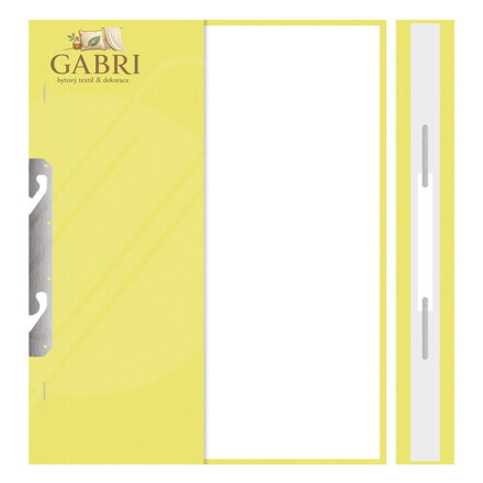 Rychlovazač A4 RZP - závěsný poloviční, EKO - žlutý