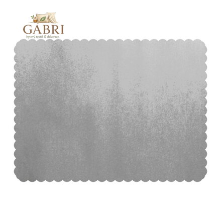 Podložky lepenkové stříbrné 30x40 cm, 25 ks