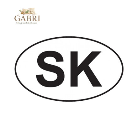 Samolepka značka SK, 175x120 mm