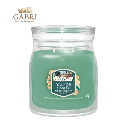 Svíčka Yankee Candle - HOLIDAY WINTERFEST, střední