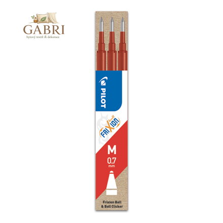 Náplň gumovací PILOT Frixion 0,7 mm/3 ks - červená