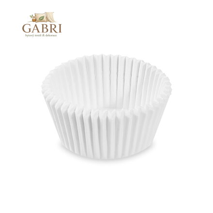 Cukr. košíčky bílé O 45 x 25 mm /1000ks/