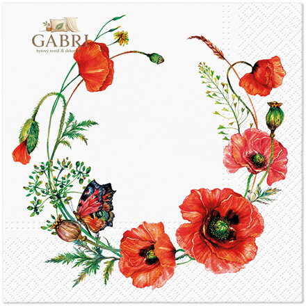 Ubrousky TaT 33x33cm Poppy Aesthetic