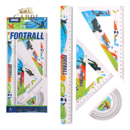 Sada pravítek S30 FOOTBALL 4 ks