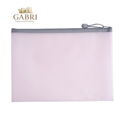 Obálka se zipem JUNIOR A5 síťovaná - růžová