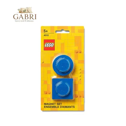 LEGO magnetky, set 2 ks - modrá