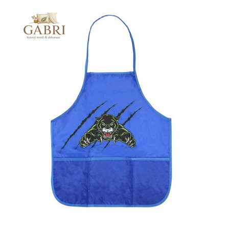 Dětská zástěra SPIRIT - Panther, modrá