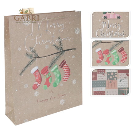 Dárková taška vánoční (extra velká) - 3 designy