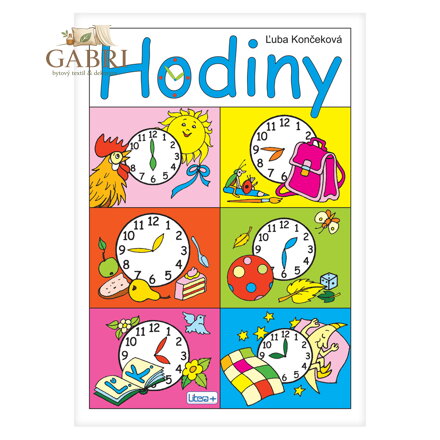 Omalovánka A4 Litera - Hodiny