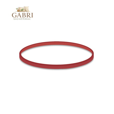 Gumičky červené slabé (1 mm, O 6 cm) [50 g]