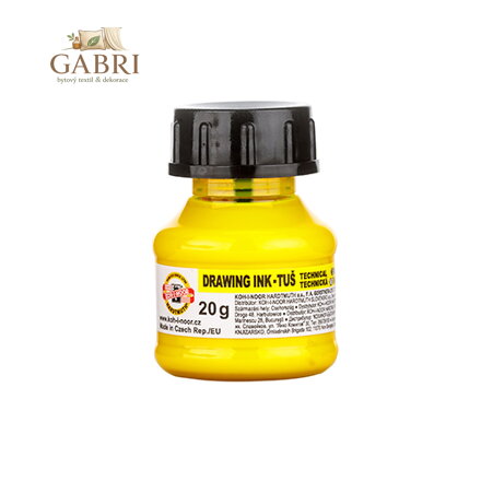 Tuš technický KOH-I-NOOR 20 g, žlutý