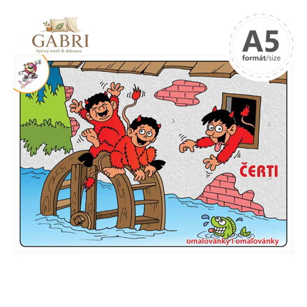 Omalovánka A5 - Čerti
