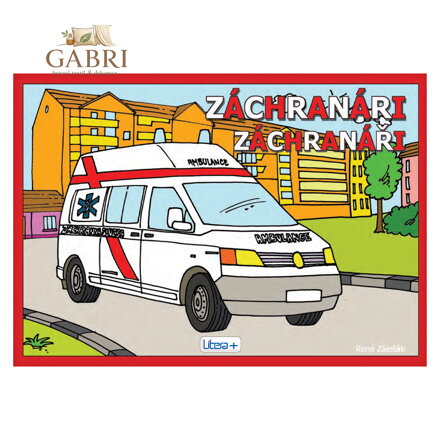 Omalovánka A5 Litera - Záchranáři