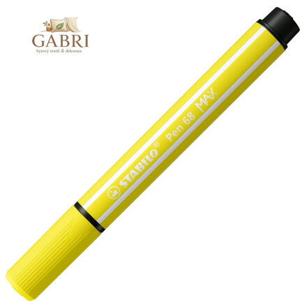 Fix vláknový STABILO Pen 68 MAX citrónovo žlutý