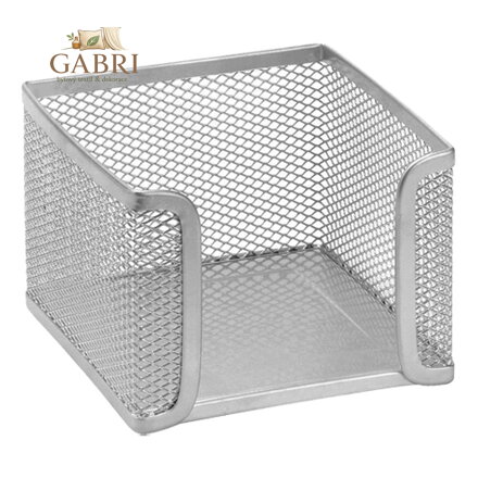 Drátěný stojan na špalík, stříbrný