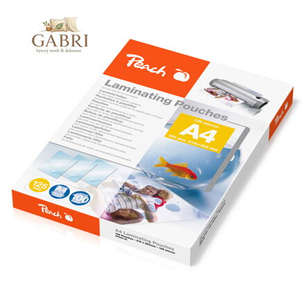 Laminovacie fólie Peach  A4 216x303mm, 125mic (100ks)