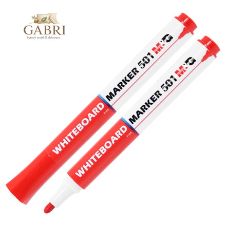 Popisovač M & G Economical Whiteboard Marker - červený
