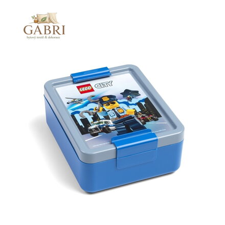 LEGO City box na svačinu - modrá