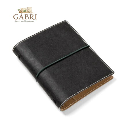 Diář Filofax Eco Essential - Dark Ebony, kapesní