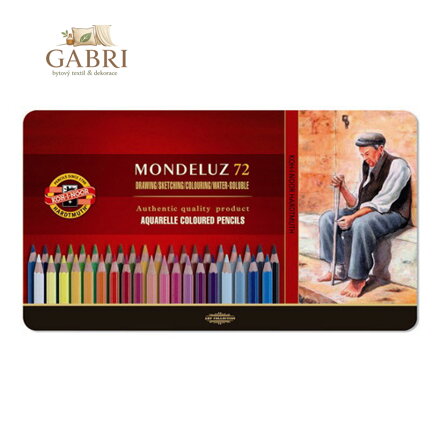 Pastelky Akvarel  v plech. puzdre 72ks