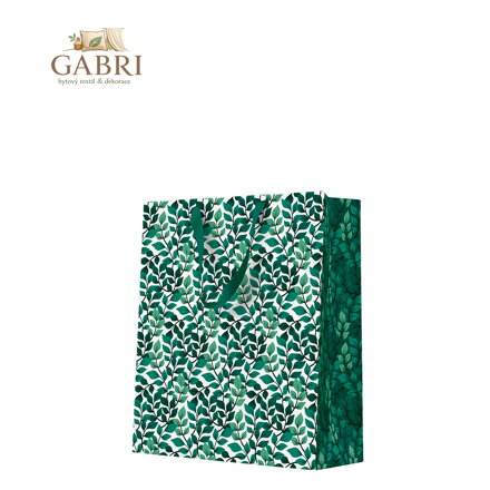 Dárková taška medium 20x25x10 cm Green Garden