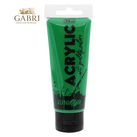 Akrylová barva JUNIOR 75 ml - zelená/green