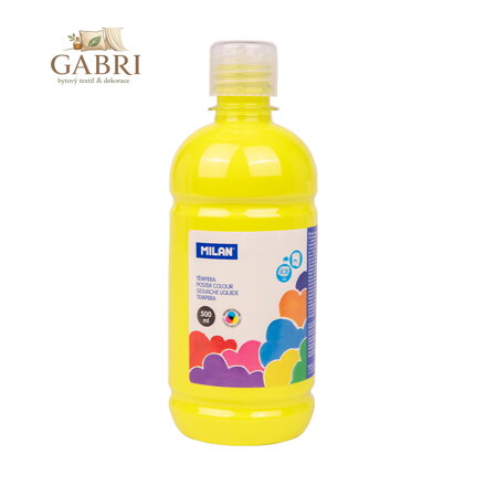 Barva temperová 500ml citrónová žlutá