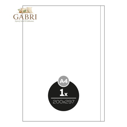 Etikety Top Stick A4/100 ks, 200x297 mm - 1 etiketa, bílá