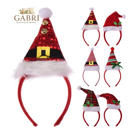 Čelenka - Vánoční čepice pro děti (6 designů)