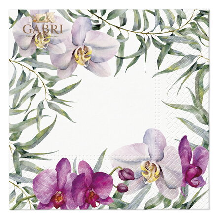Ubrousky TaT 33x33cm Elegant Orchid