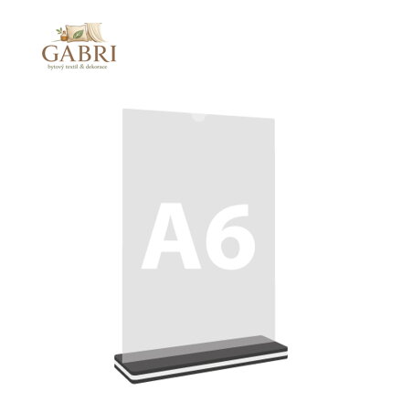 Stojan na dokumenty "T", A6 105x148 mm