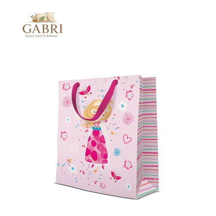 Dárková taška stredne velká - Princess 20x10x25 cm