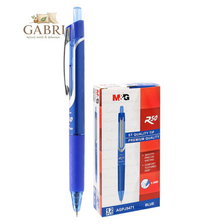 Pero gelové M&G R50 hrot 0,5mm - modrá náplň