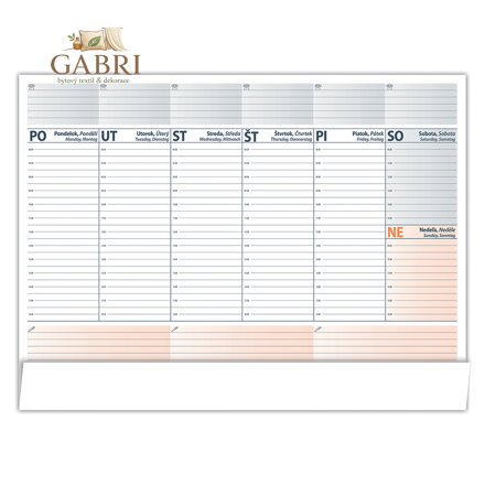 Stolní podložka - bez kalendáře