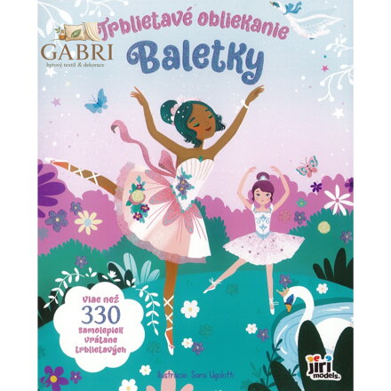 Samolepková knížka - Baletky (Třpytivé oblékání)