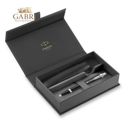 GP PARKER IM Essential Black CT + černé PU pouzdro