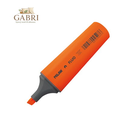 Zvýrazňovač MILAN Fluo Marker - oranžový