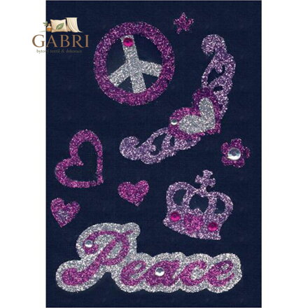 Nálepky dekorační 6643 Peace