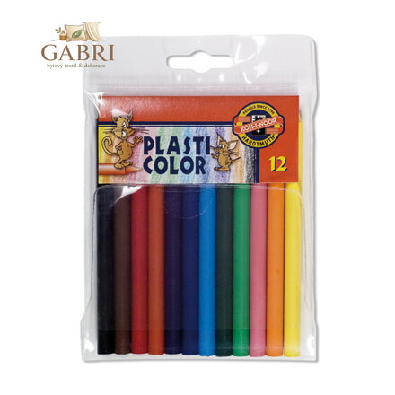 Pastelky PE 12 ks, v plast. pouzdře