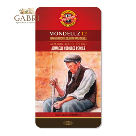 Pastelky Akvarel  v plech. puzdre 12ks