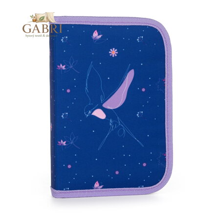 Penál 1 p. 2 chlopně, prázdný OXY GO Květiny