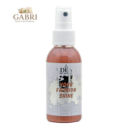 Perleťový sprej CADENCE na tm. textil,měděná100ml