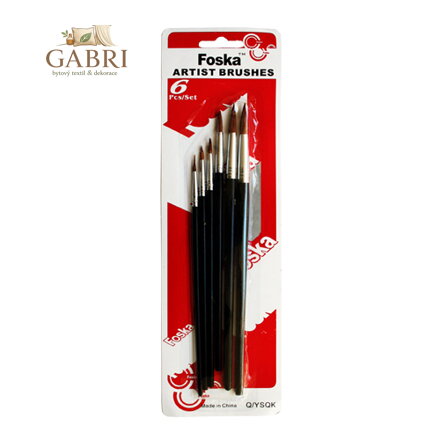 Štětec sada 6-kusová