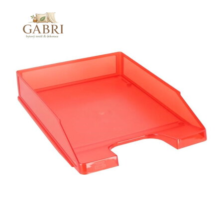 Úložná zásuvka PP A4 - pastelově červená