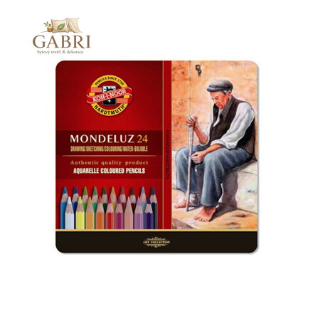 Pastelky Akvarel  v plech. puzdre 24ks