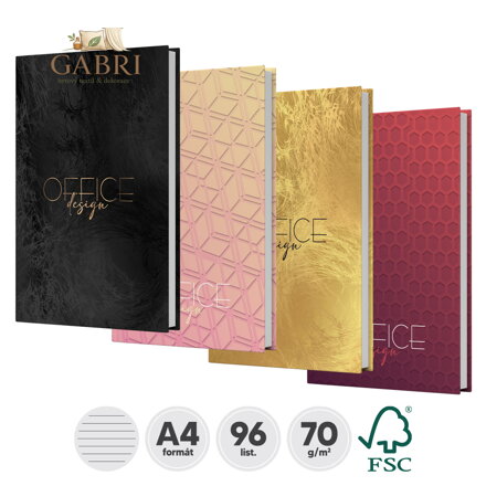 Kniha záznamová A4, linkovaná - 96 listová "B"