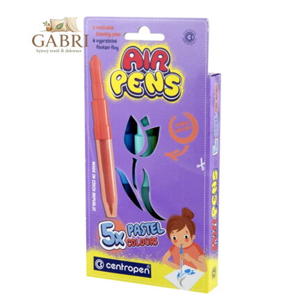 Fixy - foukací CENTROPEN 1500/5 Pastel Colours